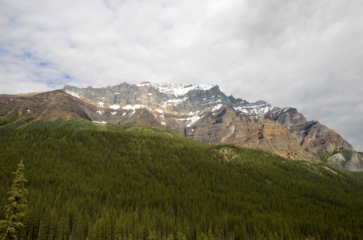 08 Mount Temple From The Rockpile Above Moraine Lake Near Lake Louise